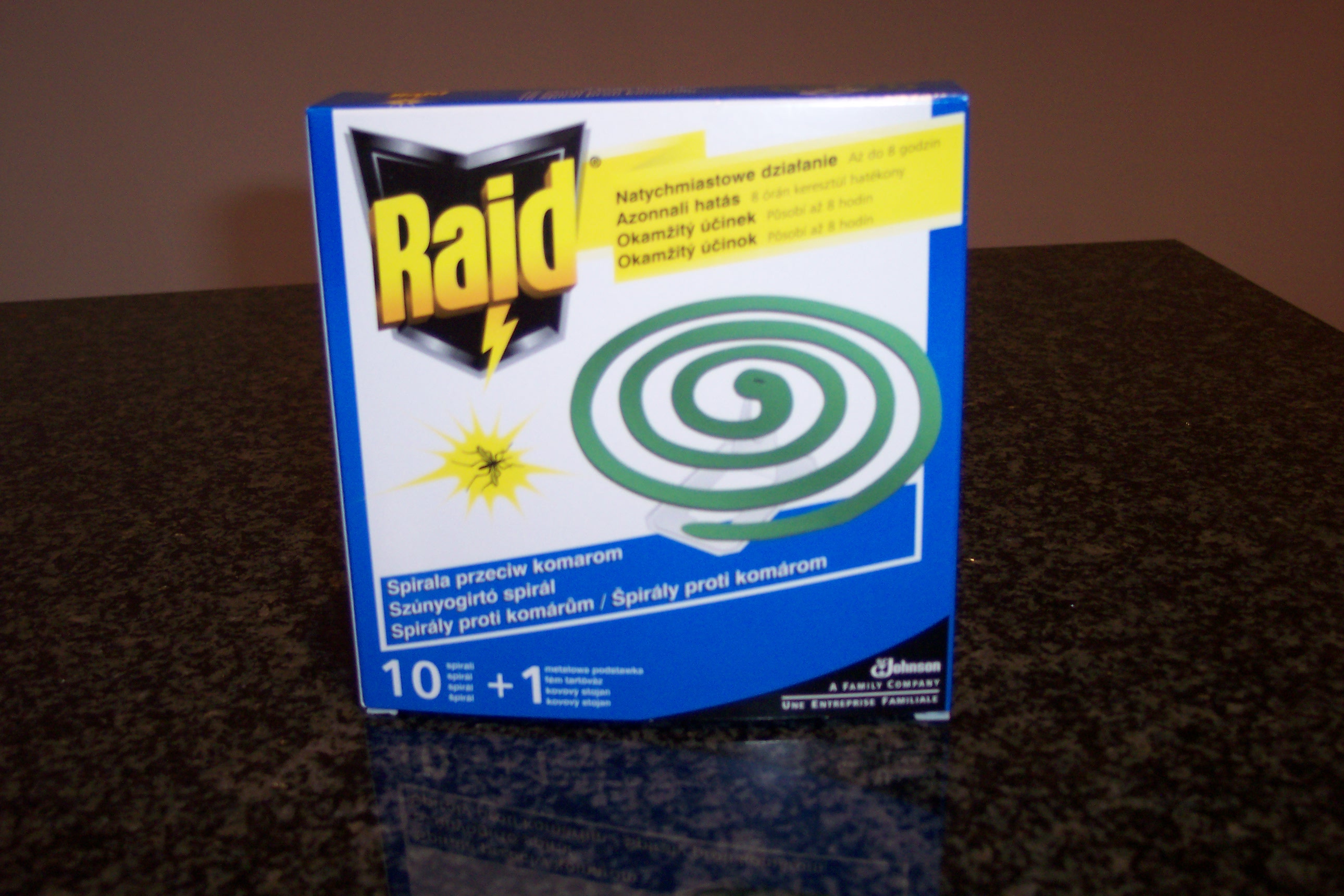RAID - 10 spirál