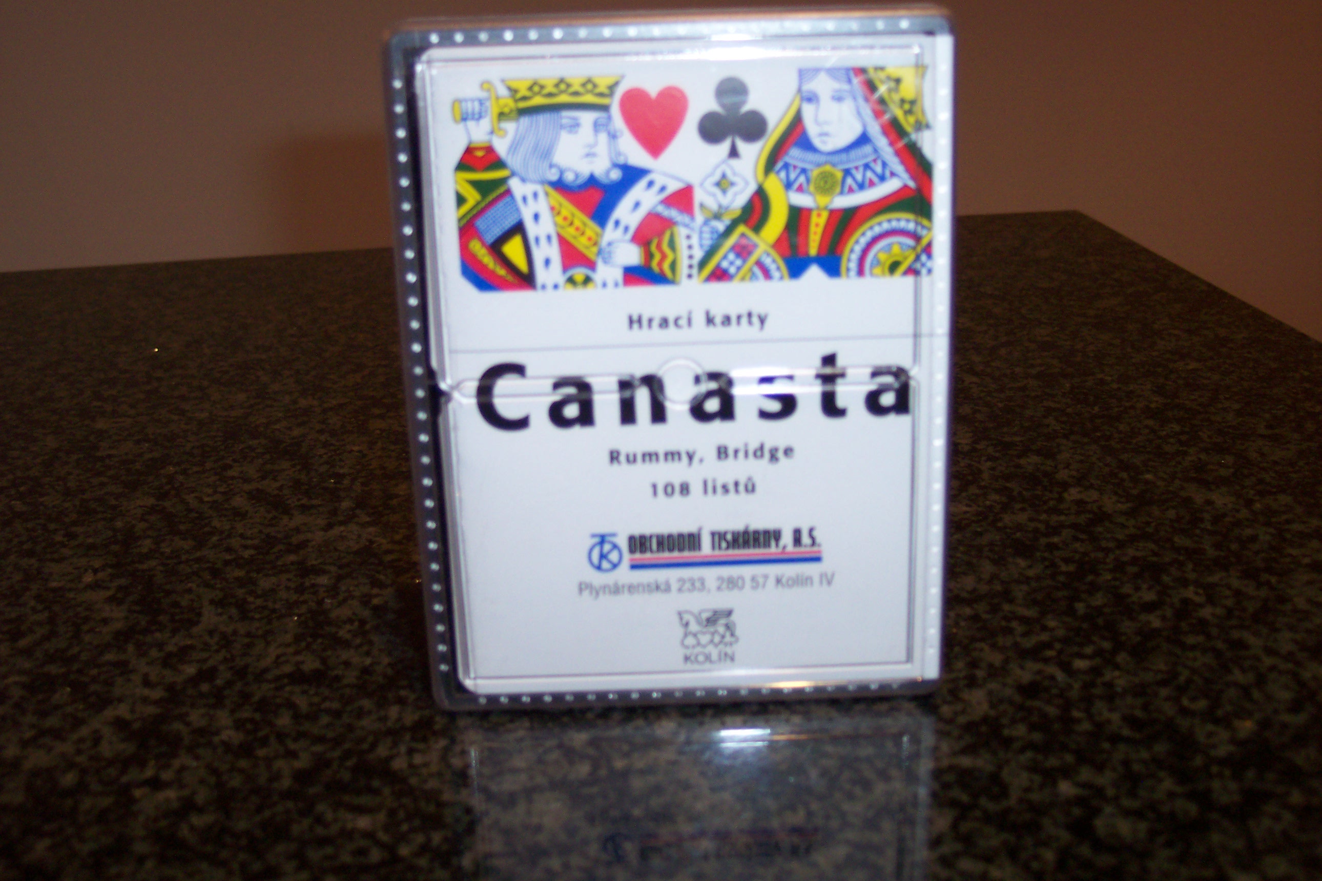 Canasta - hrací karty 108 listů
